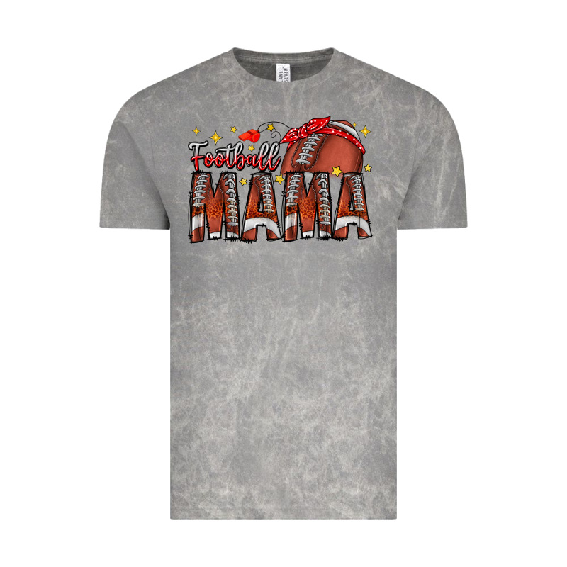 Football Mama Vintage Tee by CowhideDigitalArt | Teevron