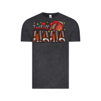 Vintage Black football mama Vintage Tee - CowhideDigitalArt