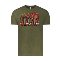 Vintage Olive football mama Vintage Tee - CowhideDigitalArt