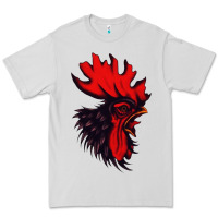 Dove Grey rooster Premium Tee - artisFamous
