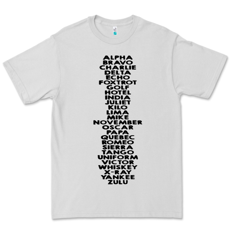Phonetic Alphabet Premium Tee by artisFamous | Teevron