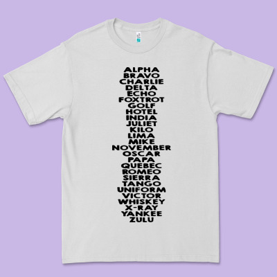 Phonetic Alphabet Premium Tee Designed By Artisfamous