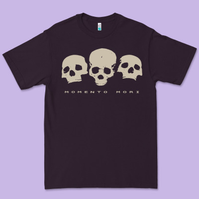 Memento Mori Three Skulls Premium Tee Designed By Artisfamous