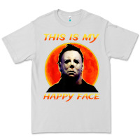 Dove Grey this is my happy face Premium Tee - artisFamous