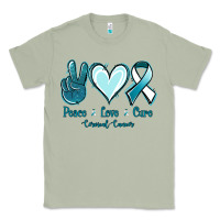Matcha Peace Love Cure Cervical Cancer Classic Tee - Jasminsmagicworld