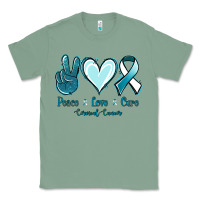 Sage Peace Love Cure Cervical Cancer Classic Tee - Jasminsmagicworld
