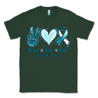 Sports Green Peace Love Cure Cervical Cancer Classic Tee - Jasminsmagicworld