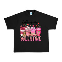 Black Coffee Is MY Valentine Urban Heavy Tee - CowhideDigitalArt