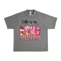 Tornado Coffee Is MY Valentine Urban Heavy Tee - CowhideDigitalArt