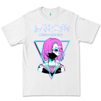 White antisocial wave anime Premium Tee - artisFamous