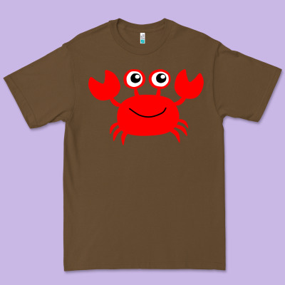 Red Crab Premium Tee Designed By Artisfamous