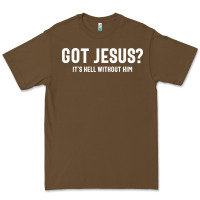 Cacao Got Jesus It's Hell Without Him - Christian Premium Tee - artisFamous