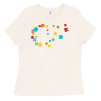 Bone Dandelion Autism Puzzle Be Kind Ladies Tee - CowhideDigitalArt