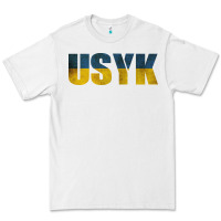 White USYK Premium Tee - artisFamous
