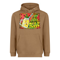 Toasted Coconut life is short make it sweet Heavyweight Hoodie - Jasminsmagicworld