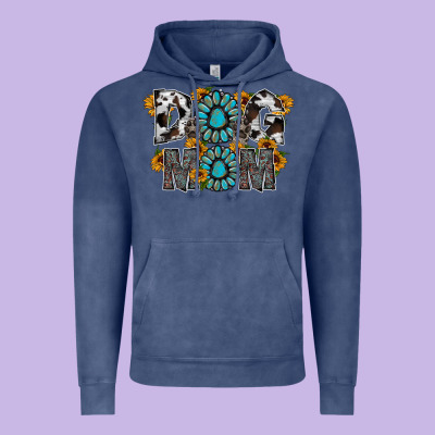 Dog Mom Vintage Hoodie Designed By Racoondesign