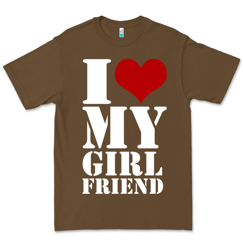 I Heart My Girlfriend Shirt Premium Tee by artisFamous | Teevron