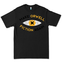 Black make orwell fiction again Premium Tee - artisFamous