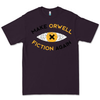 Plum make orwell fiction again Premium Tee - artisFamous