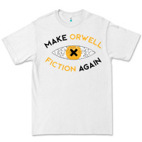White make orwell fiction again Premium Tee - artisFamous