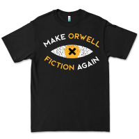Black make orwell fiction again Premium Tee - artisFamous