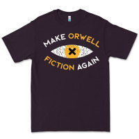 Plum make orwell fiction again Premium Tee - artisFamous