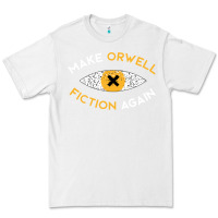 White make orwell fiction again Premium Tee - artisFamous