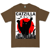 Cacao vintage catzilla japanese sunset style Premium Tee - artisFamous