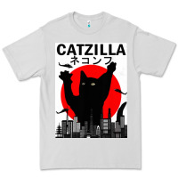 Dove Grey vintage catzilla japanese sunset style Premium Tee - artisFamous