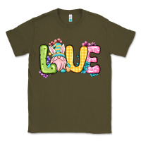 Army Green Easter Day Love Easter gnome Classic Tee - OliviaCreatesArt