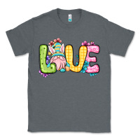 Charcoal Heather Easter Day Love Easter gnome Classic Tee - OliviaCreatesArt
