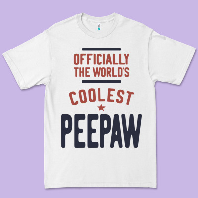Officially The World's Coolest Peepaw | Mens Gift Premium Tee Designed By Artisfamous
