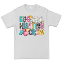 Dove Grey Egg Hunting Crew easter Day Premium Tee - BundleAndBundleShop