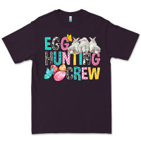 Plum Egg Hunting Crew easter Day Premium Tee - BundleAndBundleShop