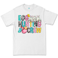 White Egg Hunting Crew easter Day Premium Tee - BundleAndBundleShop