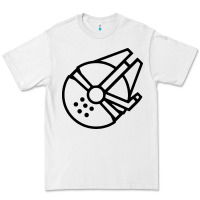 White millennium falcon Premium Tee - artisFamous