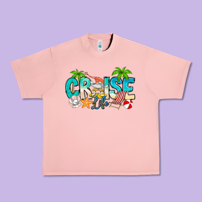 Cruise Life Urban Heavy Tee Designed By Cowhidedigitalart