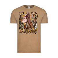 Vintage Coffee Fur Baby Mama Dog Vintage Tee - CowhideDigitalArt