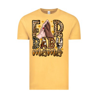 Vintage Mustard Fur Baby Mama Dog Vintage Tee - CowhideDigitalArt
