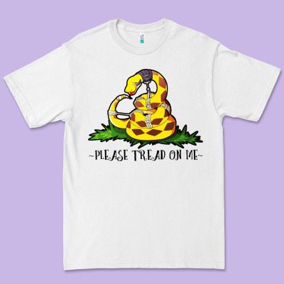 Please Tread On Me Premium Tee Designed By Artisfamous