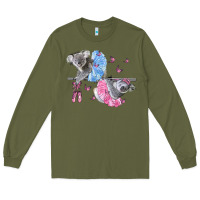 Army Green Koalas With Tutu Long Sleeve Tee - LillyAllenDesigns