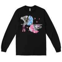 Black Koalas With Tutu Long Sleeve Tee - LillyAllenDesigns