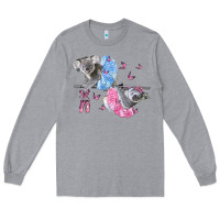 Heather Grey Koalas With Tutu Long Sleeve Tee - LillyAllenDesigns