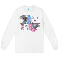 White Koalas With Tutu Long Sleeve Tee - LillyAllenDesigns