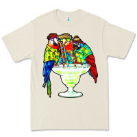 Bone parrots drinking margarita hawaiian Premium Tee - artisFamous
