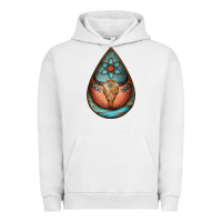 Pigment Lunar Rock teardrop tooled leather bullskull earrings Urban Hoodie - Jasminsmagicworld