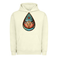 Pigment Pistachio teardrop tooled leather bullskull earrings Urban Hoodie - Jasminsmagicworld