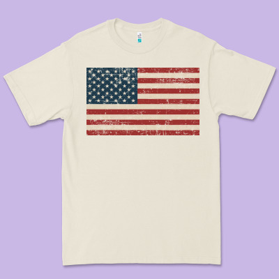 American Flag Premium Tee Designed By Artisfamous