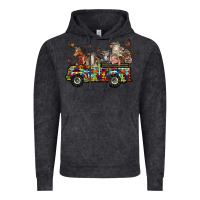 Vintage Black farm animals autism Vintage Hoodie - RacoonDesign