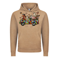 Vintage Coffee farm animals autism Vintage Hoodie - RacoonDesign